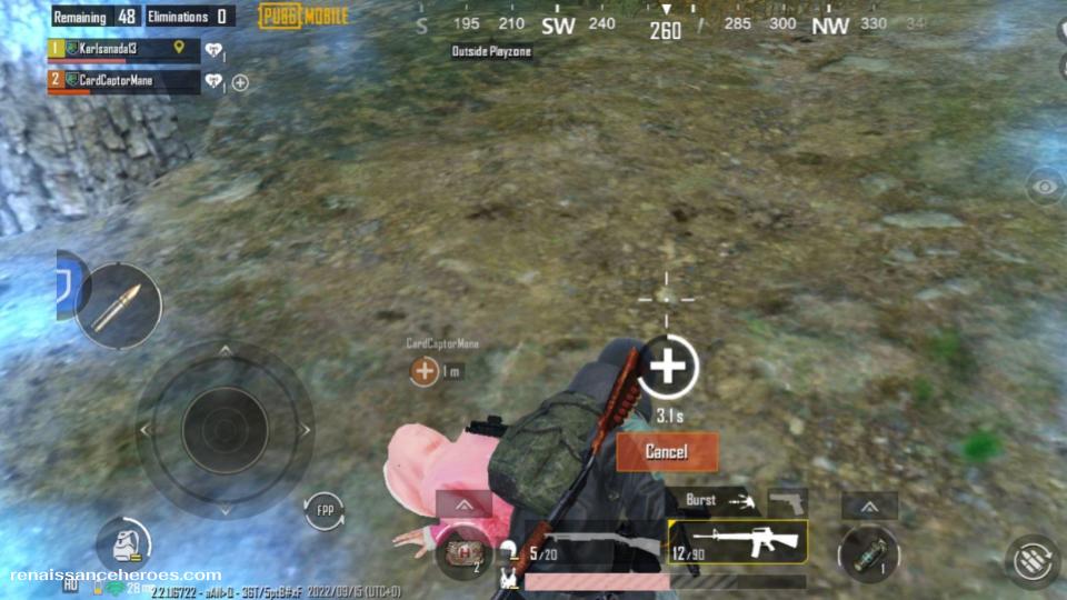 การใช้บลูโซนชิป ทริคคืนชีพเพื่อนร่วมทีมแบบโปร PUBG