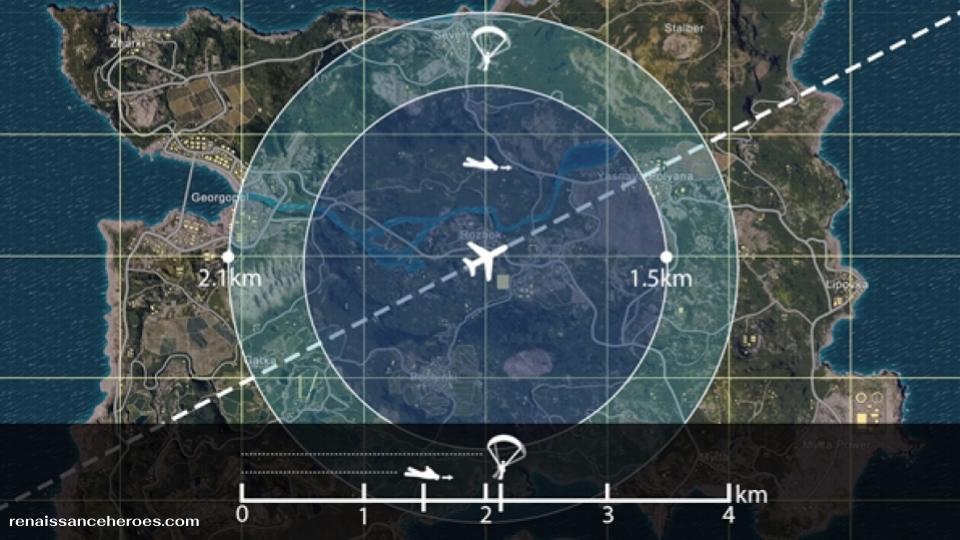 ทริคอ่านทิศทางวง เพื่อวางแผนการเดินเกมล่วงหน้า PUBG